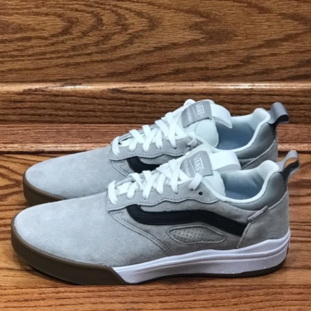 Vans UltraRange Pro Dr Drizzle White Grey Suede Skate Shoes VN0A3DOSLUY Mens 6.5 - Picture 2 of 7